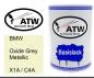 Preview: BMW, Oxide Grey Metallic, X1A / C4A: 500ml Lackdose, von ATW Autoteile West.